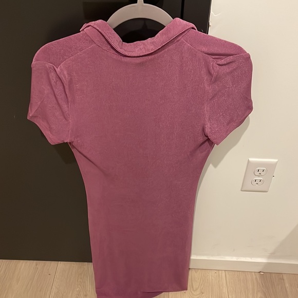 Princess Polly Elody short sleeve mini dress purple - Picture 2 of 2